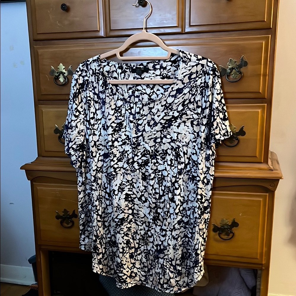 Alfani Women’s Plus Short Sleeve Tunic Womens Top 2X EUC